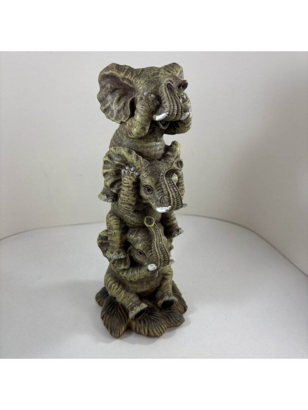 Hear No Evil See No Evil Speak No Evil Trio Elephants by Toscano
